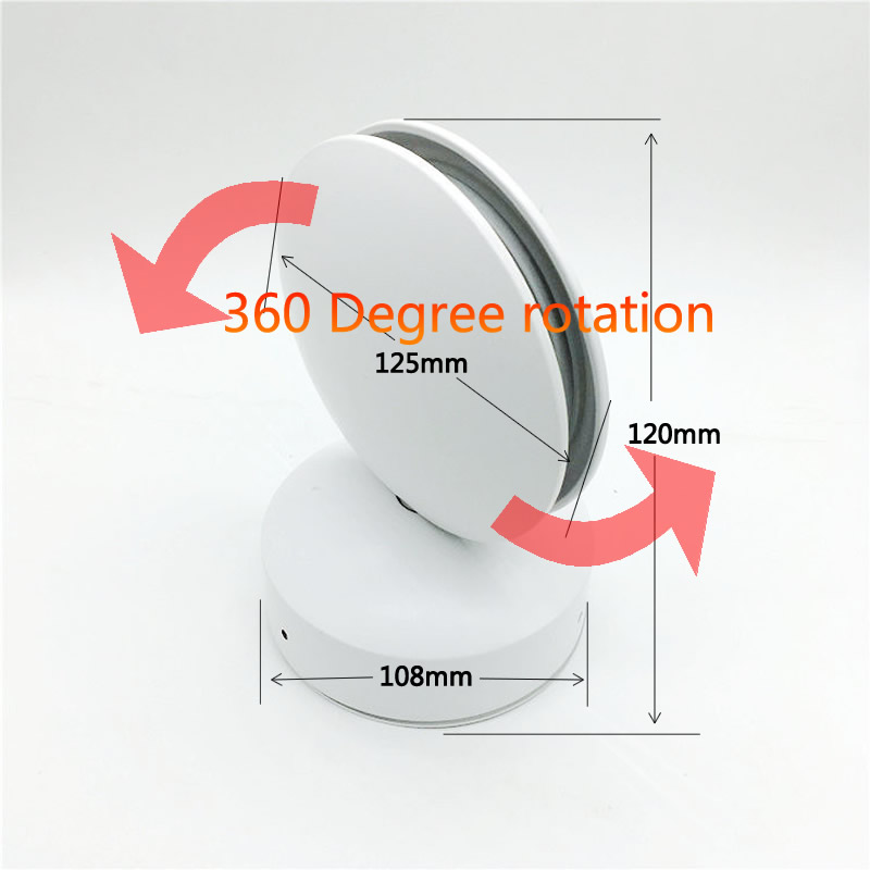Roukeymi สีดําในร่ม LED โคมไฟต - Lighting Decoration On Wall บทวิจารณ์และราคา