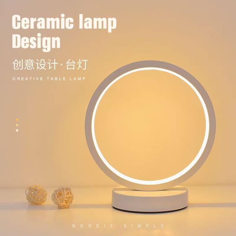 โคมไฟตั้งโต๊ะวงแหวน LED ขนาด 2 - Decor Lighting Table Lamps บทวิจารณ์และราคา