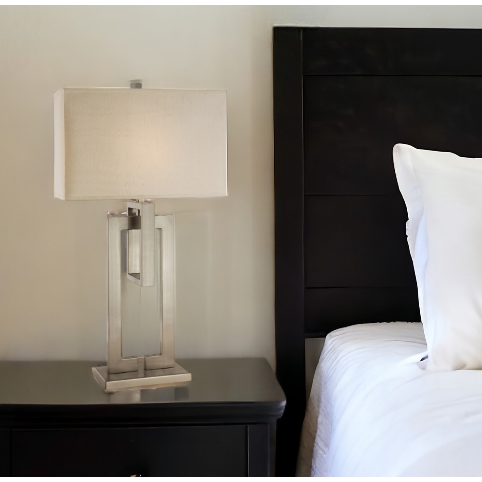 โคมไฟตั้งโต๊ะไดโอดเปล่งแสงทรงเ - Geometric Lamp Shade บทวิจารณ์และราคา