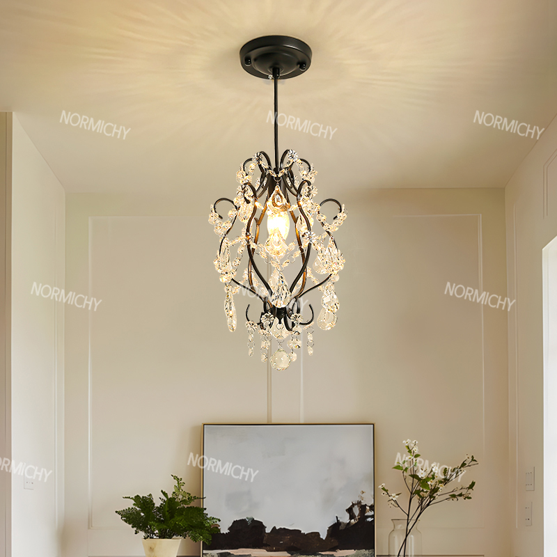 อเมริกันคริสตัลโคมระย้าขนาดเล็ - Lighting Home Decor Items บทวิจารณ์และราคา