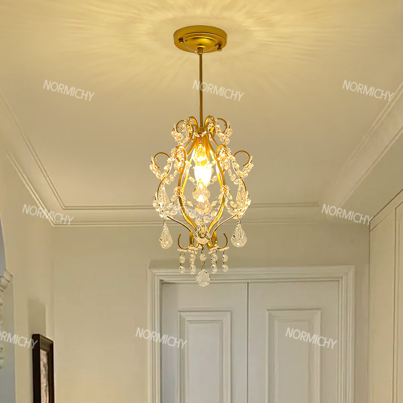 อเมริกันคริสตัลโคมระย้าขนาดเล็ - Lighting Home Decor Items บทวิจารณ์และราคา