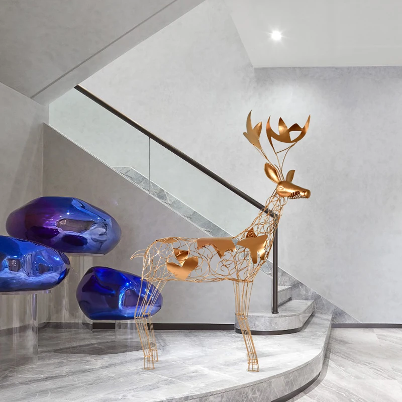 ประติมากรรมกวางเอลค์แบบนามธรรม - Decor Lighting Sales บทวิจารณ์และราคา