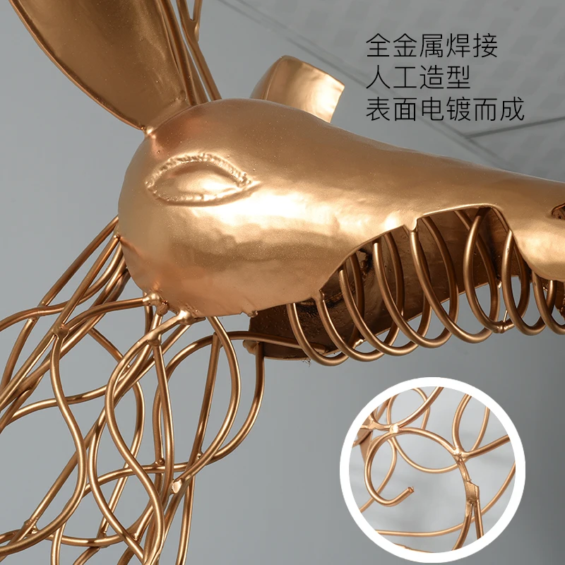 ประติมากรรมกวางเอลค์แบบนามธรรม - Decor Lighting Sales บทวิจารณ์และราคา