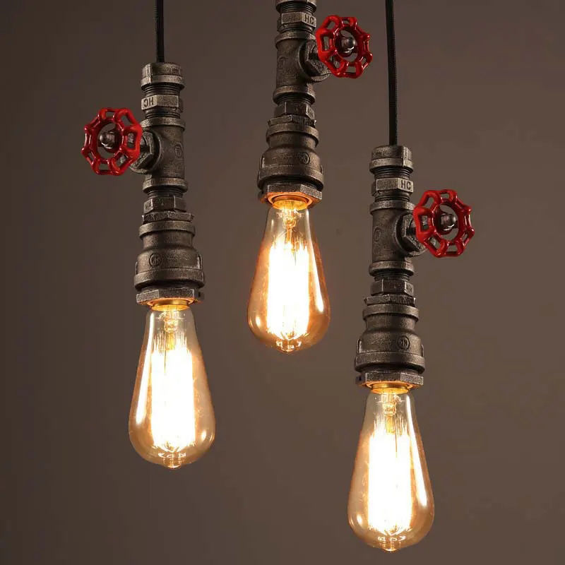 โคมไฟแขวนสไตล์เรโทรลอฟท์อุตสาห - Lighting Home Decor Items บทวิจารณ์และราคา