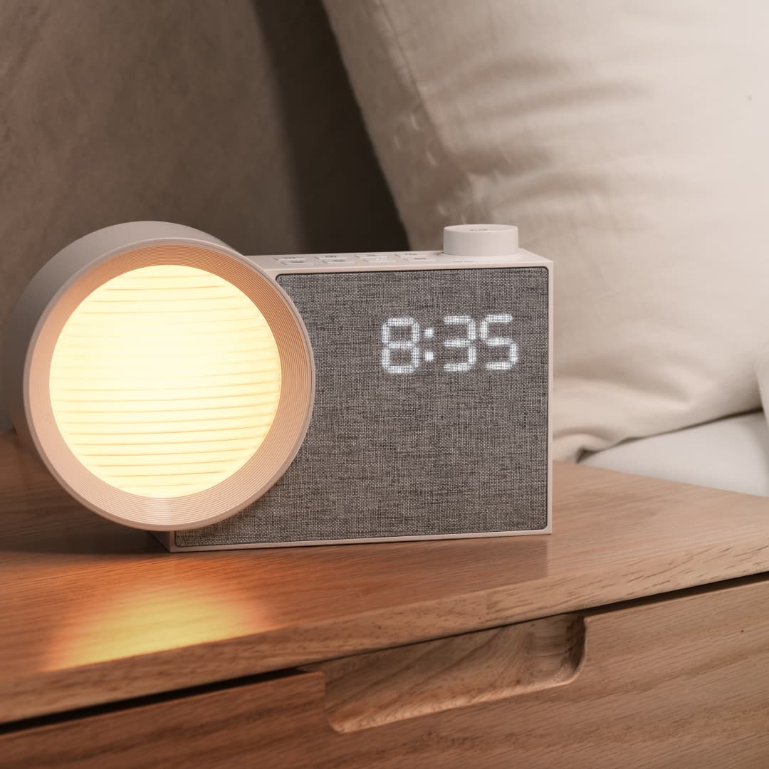 นาฬิกาปลุกพร้อมไฟ LED WILIT พร - Decor Lighting Table Lamps บทวิจารณ์และราคา