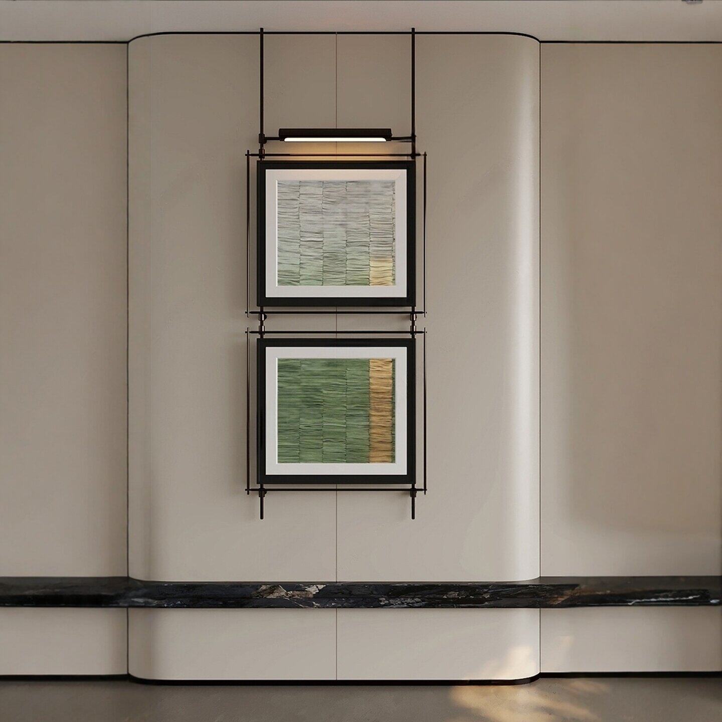 ภาพตกแต่งสไตล์วาบิซาบิ พร้อมไฟ - Lighting Decoration On Wall บทวิจารณ์และราคา