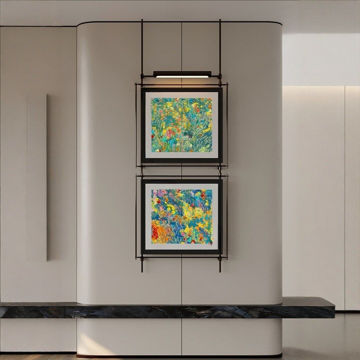 ภาพตกแต่งสไตล์วาบิซาบิ พร้อมไฟ - Lighting Decoration On Wall บทวิจารณ์และราคา