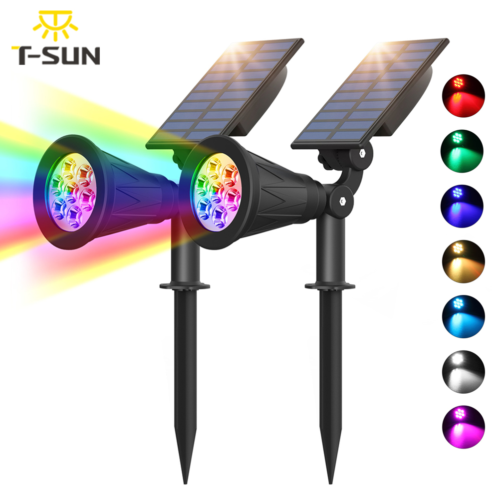 1Pc/2Pcs 7LED ไฟสปอตไลท์เปลี่ย - Lighting Decor Sunrise บทวิจารณ์และราคา