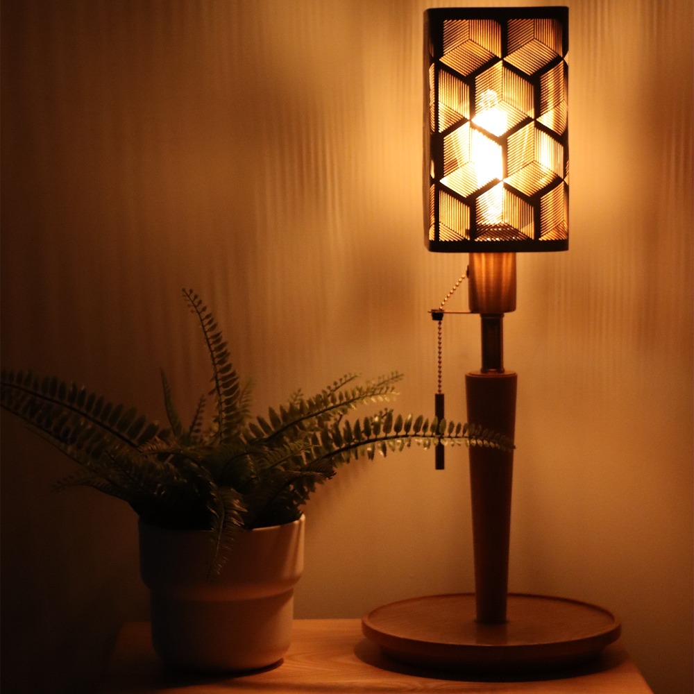 โคมไฟเหล็กสมัยใหม่ รูปแบบเรขาค - Geometric Lamp Shade บทวิจารณ์และราคา