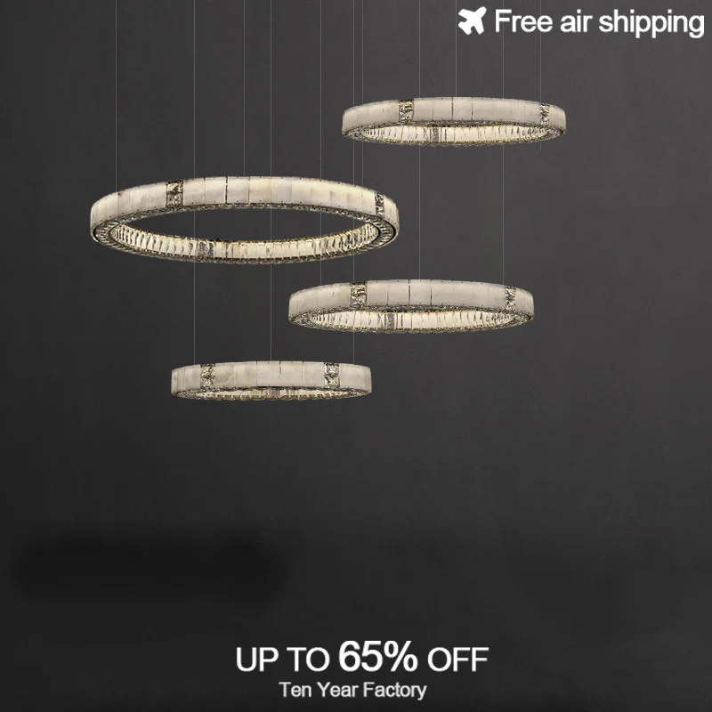 โคมไฟระย้า LED สีดำทองสไตล์โมเ - Elements Lighting Decor บทวิจารณ์และราคา