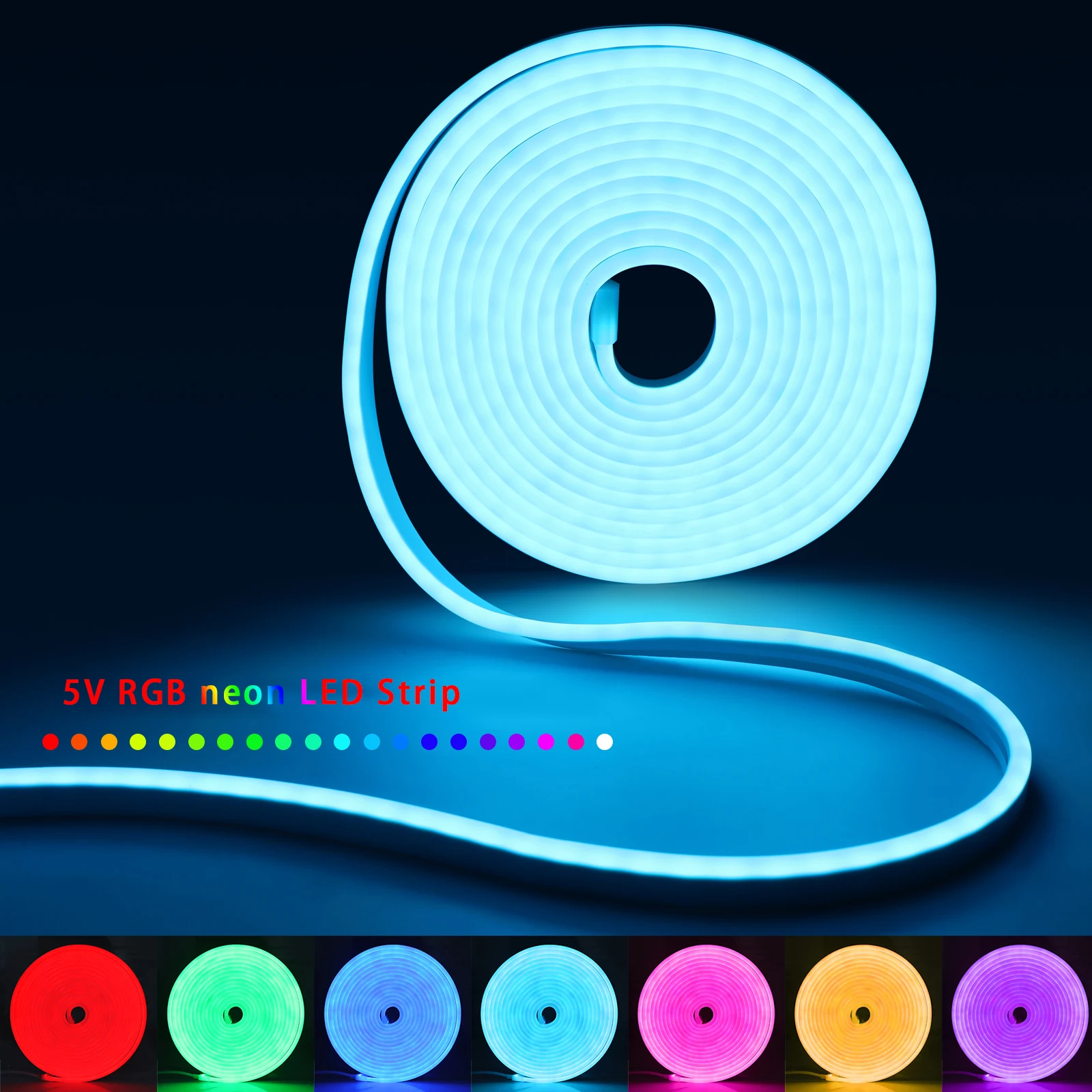 ไฟนีออน LED RGB ขนาด 1-5 เมตร  - Lighting Decor Room บทวิจารณ์และราคา
