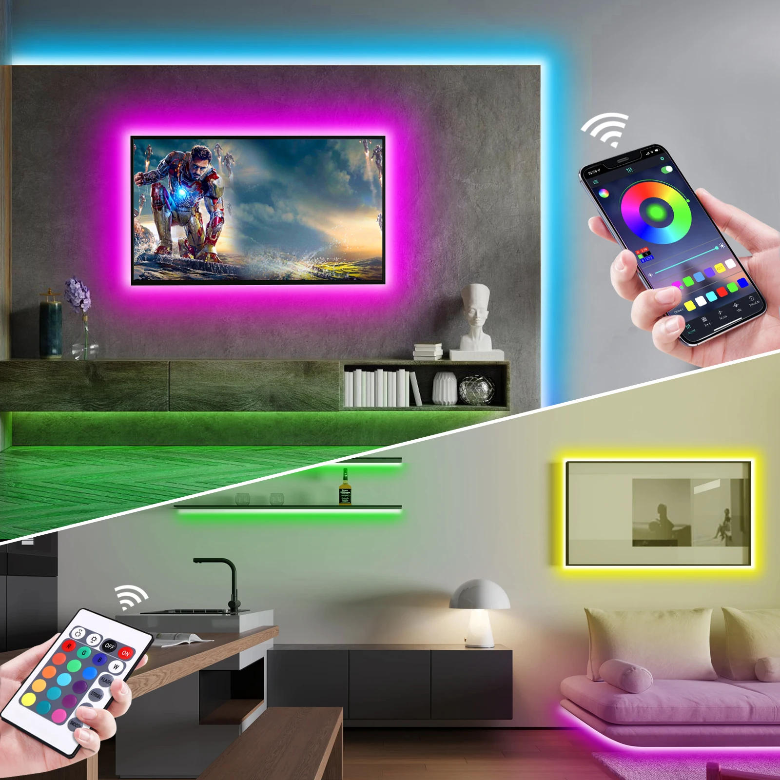 ไฟนีออน LED RGB ขนาด 1-5 เมตร  - Lighting Decor Room บทวิจารณ์และราคา